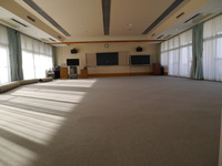 大ホール改修（同じく事務室・小会議室・図書室も改修しました。）